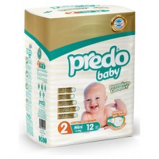 Подгузники Predo Baby Ė2 3-6 кг, 12 шт (kastd) в магазинах Ашан