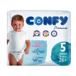 Подгузники Confy Premium Junior размер 5 11-18 кг, 26 шт (kastd) Подгузники Confy Premium Junior размер 5 11-18 кг, 26 шт (kastd)