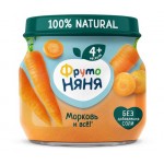 Пюре ФрутоНяня из моркови с 4 мес., 80 г (kastd)