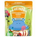 Кашка молочная Heinz Многозерновая яблоко-малина-черная смородина с 12 мес., 200 г (kastd)
