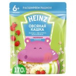 Каша молочная Heinz овсяная банан-яблоко-земляника с 6 мес., 170 г (kastd)