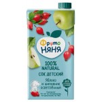 Сок ФрутоНяня яблоко и шиповник осветленный с 3-х лет, 500 мл (kastd) Сок ФрутоНяня яблоко и шиповник осветленный с 3-х лет, 500 мл (kastd)