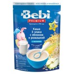 Каша молочная Bebi Premium 3 злака с яблоком и ромашкой с 6 мес., 200 г (kastd)