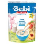 Каша молочная Bebi Premium Овсяная с персиком с 6 мес, 200 г (kastd)