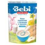 Каша молочная Bebi Premium Пшеничная с печеньем и грушей с 6 мес., 200 г (kastd)