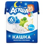 Каша молочная Агуша рисовая с яблоком и грушей с 6 мес, 200 мл (kastd)