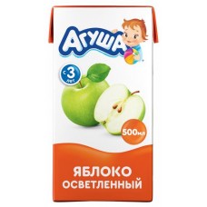 Сок Агуша яблочный с 3 лет, 500 мл (kastd) в магазинах Ашан