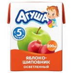 Сок Агуша яблоко и шиповник с 5 месяцев, 200 мл (kastd) Сок Агуша яблоко и шиповник с 5 месяцев, 200 мл (kastd)
