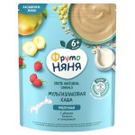 Каша молочная ФрутоНяня мультизлаковая яблоко, банан, земляника с 6 мес., 200 г (kastd)