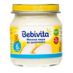 Пюре Bebivita Мясное пюре из цыпленка с 6 мес., 100 г (kastd)
