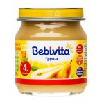 Пюре Bebivita Груша с витамином С с 4 мес., 100 г (kastd)