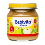 Пюре Bebivita Яблоко с витамином С с 4 мес., 100 г (kastd)