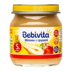 Пюре Bebivita Яблоко с грушей с 5 мес., 100 г (kastd)