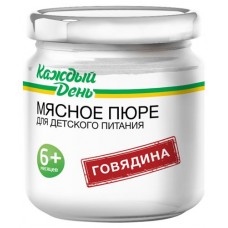 Пюре Каждый день говядина с 6 мес., 80 г (kastd) в магазинах Ашан