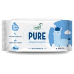 Влажные салфетки детские Свежая нота Pure с рождения, 80 шт (kastd)