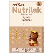 Каша безмолочная Nutrilak Premium Procereals овсяная с 5 мес. БЗМЖ, 200 г (kastd) в магазинах Ашан