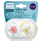 Пустышка Philips Avent ultra air SCF080/17 силиконовая с футляром для хранения и стерилизации 0-6 мес, 2 шт (kastd) Пустышка Philips Avent ultra air SCF080/17 силиконовая с футляром для хранения и стерилизации 0-6 мес, 2 шт (kastd)