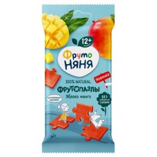 Фруктовые кусочки ФрутоНяня яблоко манго пазлы с 12 мес., 20 г (kastd) в магазинах Ашан