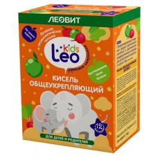 Кисель Леовит Leo Kids Общеукрепляющий с 12 мес., 5х12 г (kastd) в магазинах Ашан