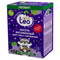 Кисель Леовит Leo Kids Витаминный для глаз с лютеином с 12 мес., 5х12 г (kastd) в магазинах Ашан