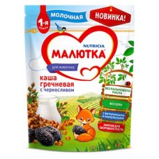 Каша молочная Малютка Гречневая с черносливом с 4 мес., 220 г (kastd) в магазинах Ашан
