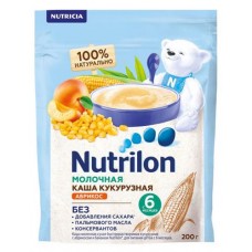 Каша молочная Nutrilon Кукурузная с абрикосом и бананом, 200 г (kastd) в магазинах Ашан