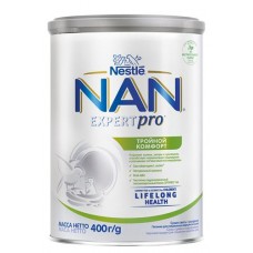 Смесь сухая молочная NAN Тройной комфорт с рождения БЗМЖ, 400 г (kastd) в магазинах Ашан