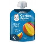 Пюре фруктовое Gerber Спелое манго с 6 мес., 90 г (kastd)