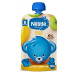 Пюре Nestle фруктовое яблоко и банан, 90 г (kastd)