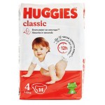 Подгузники Huggies Classic 4 размер 7-18 кг, 14 шт (kastd) Подгузники Huggies Classic 4 размер 7-18 кг, 14 шт (kastd)