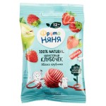Фруктовые кусочки ФрутоНяня из яблок и клубники с 12 мес., 15 г (kastd)