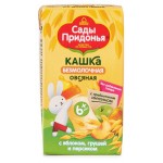 Каша безмолочная Сады Придонья яблоко груша персик с пребиотиком инулином с 6 мес., 125 г (kastd)