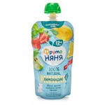 Напиток сокосодержащий ФрутоНяня из яблок, рябины черноплодной, клубники, 130 мл (kastd) Напиток сокосодержащий ФрутоНяня из яблок, рябины черноплодной, клубники, 130 мл (kastd)