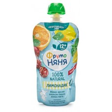 Напиток сокосодержащий ФрутоНяня из яблок, рябины черноплодной, апельсинов, вишни от 1г, 130 мл (kastd) в магазинах Ашан