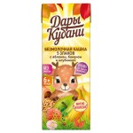 Каша безмолочная Дары Кубани 5 злаков яблоко банан клубника, 200 мл (kastd)