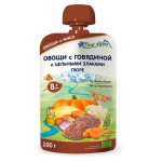 Пюре Fleur Alpine овощи с говядиной и цельными злаками с 8 мес., 100 г (kastd)