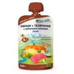 Пюре Fleur Alpine овощи с телятиной и цельными злаками с 8 мес., 100 г (kastd)