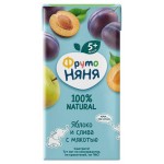 Нектар ФрутоНяня яблочно-сливовый с мякотью с 5 месяцев, 200 мл (kastd) Нектар ФрутоНяня яблочно-сливовый с мякотью с 5 месяцев, 200 мл (kastd)