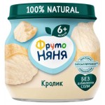 Пюре ФрутоНяня кролик с 6 мес., 80 г (kastd)