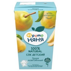 Сок ФрутоНяня грушевый с 3-х лет, 500 мл (kastd) в магазинах Ашан