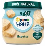 Пюре ФрутоНяня Индейка с 6 мес., 80 г (kastd)