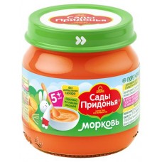 Пюре Сады Придонья морковь с 5 мес., 80 г (kastd) в магазинах Ашан