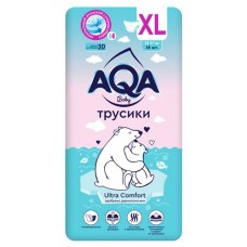 Подгузники-трусики AQA Baby XL 12-17 кг, 38 шт (kastd) в магазинах Ашан