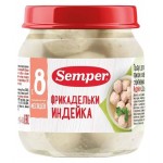 Пюре мясное Semper Фрикадельки из индейки с 8 мес., 100 г (kastd)