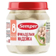 Пюре мясное Semper Фрикадельки из индейки с 8 мес., 100 г (kastd) в магазинах Ашан
