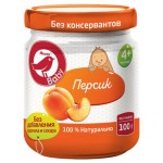 Пюре АШАН Красная птица персик с 4 мес., 100 г (kastd)