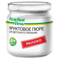 Пюре Каждый день яблоко с 4 мес., 80 г (kastd) в магазинах Ашан