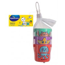 Ведерки для игры в ванной Курносики с 6 мес., 3 шт (kastd) в магазинах Ашан