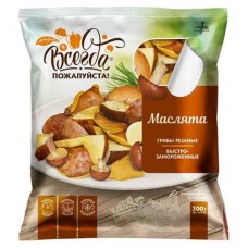 Маслята Всегда пожалуйста резаные быстрозамороженные, 300 г (kastd) в магазинах Ашан