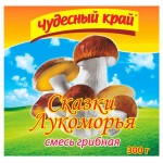 Смесь грибная Чудесный край Кантарелла Сказки Лукоморья замороженная, 300 г (kastd)